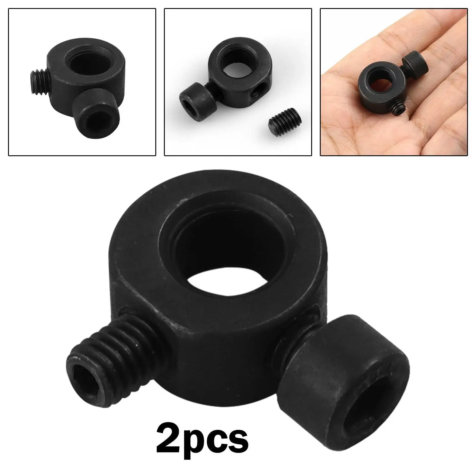 

2 Pieces Blade Clamp Electric Tool Accessory Replacement Reciprocating Saw Lock Sturdy Metal Assembly Part 8mm Hole Lock Chuck