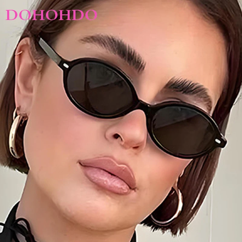 

Vintage Classic Small Frame Oval Sunglasses Women Luxury Brand Designer Men Outdoors Driving Travel Shades Female Lentes UV400