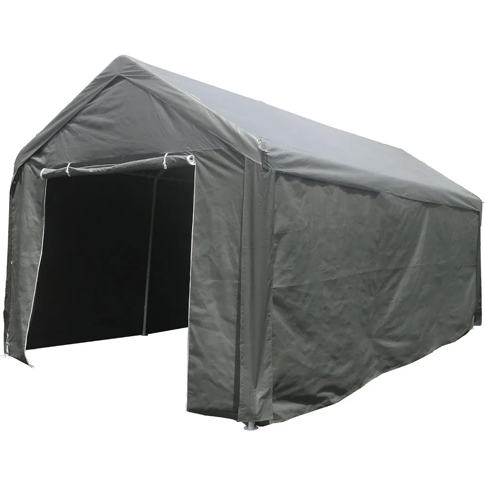 

Carport | Outdoor Event Canopy Tent | Garage Storage Shelter | (Gray)