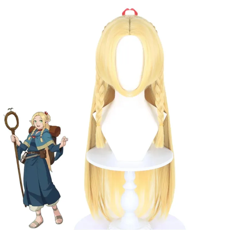 Аниме Delicious in Dungeon Marcille, карнавальный костюм, шаль с капюшоном, униформа, парик, обувь, женский милый костюм для рождественской вечеринки, дня рождения