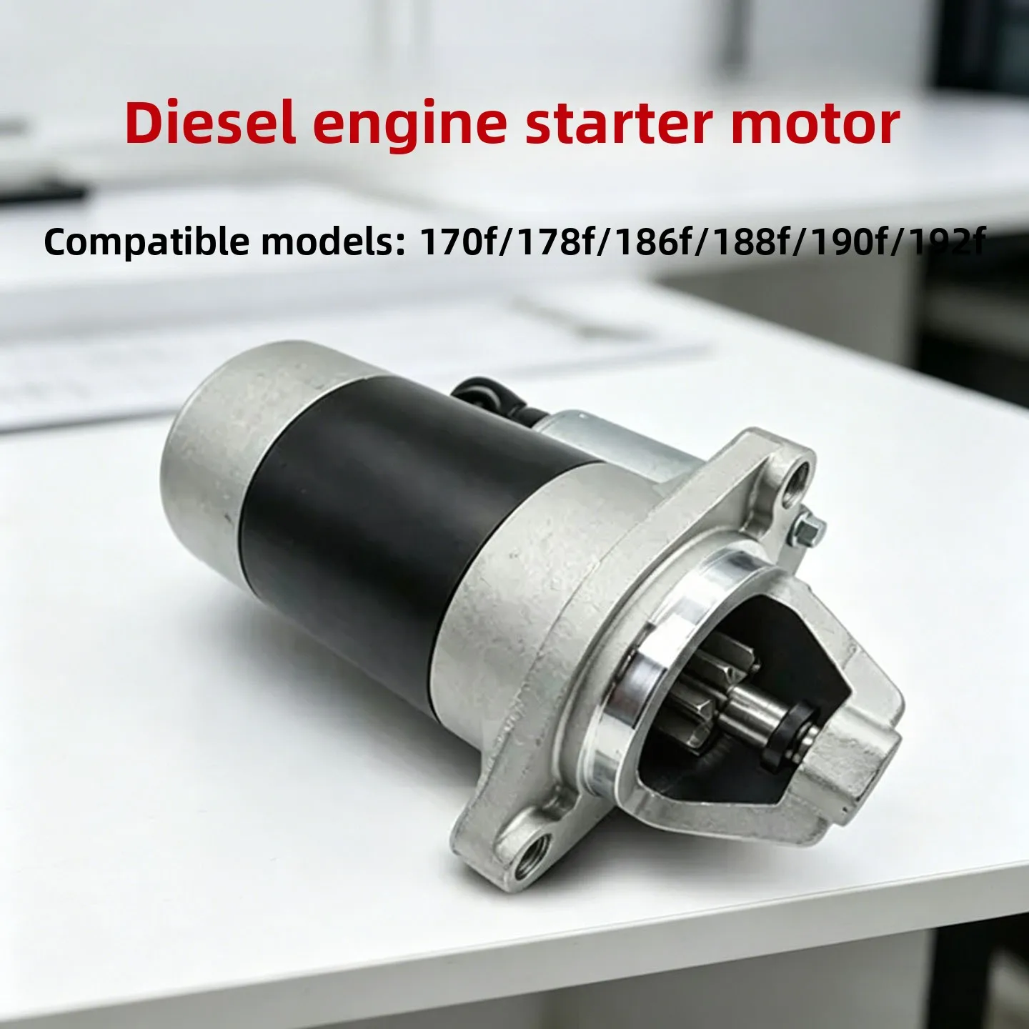 Farmland Farming Equipment Starting Motor Spot with 170F192 Diesel Pump Clockwise Electric Starting Accessories