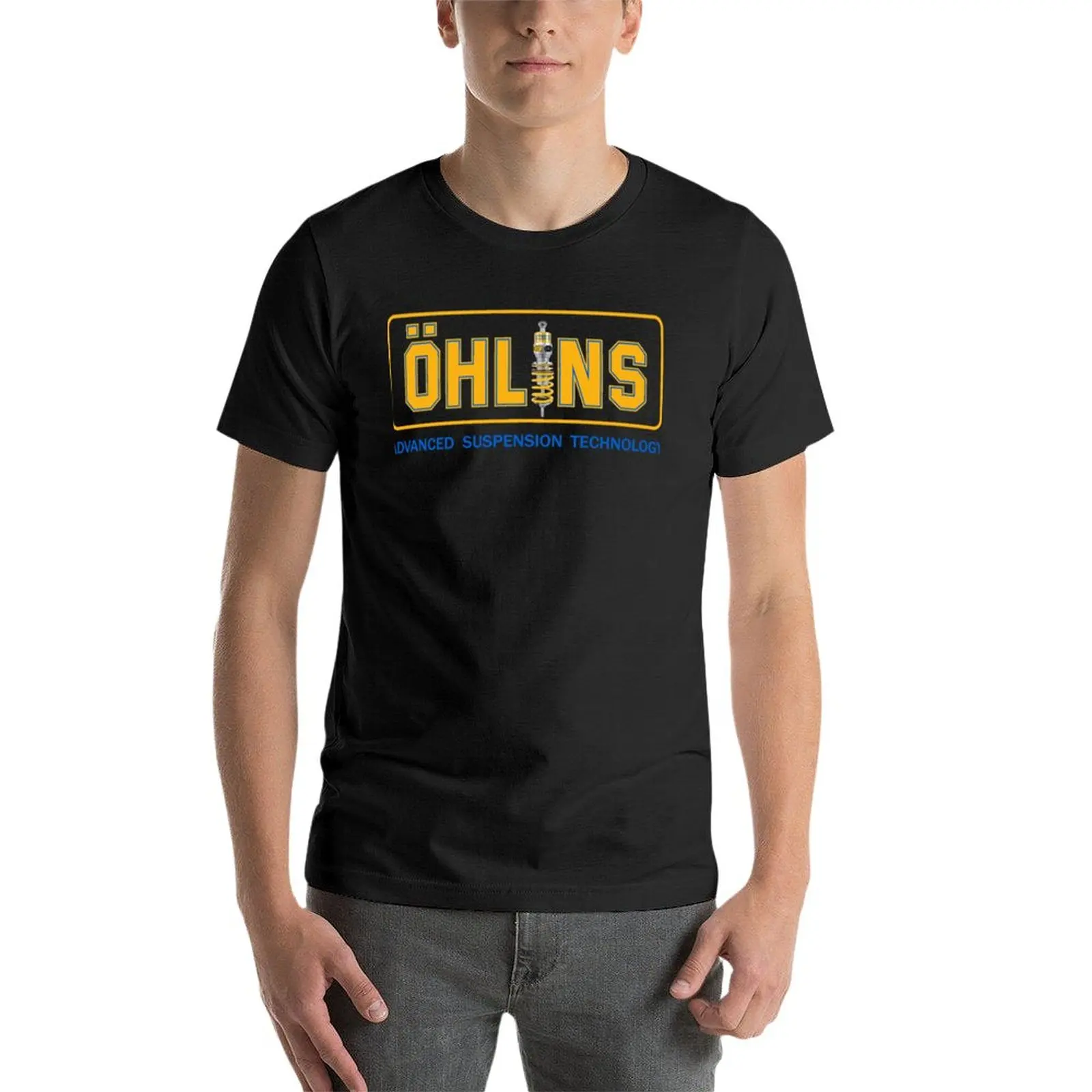 Ohlins Racing-Camiseta clásica Retro para hombres, camisa de manga corta vintage, ropa hippie, camiseta de diseñador, nueva