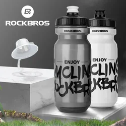 ROCKBROS 600ML Bicycle Bottle MTB Road Bike Water Bottle Plastic Portable Large Capacity Drink Sports Cycling Water Bottles