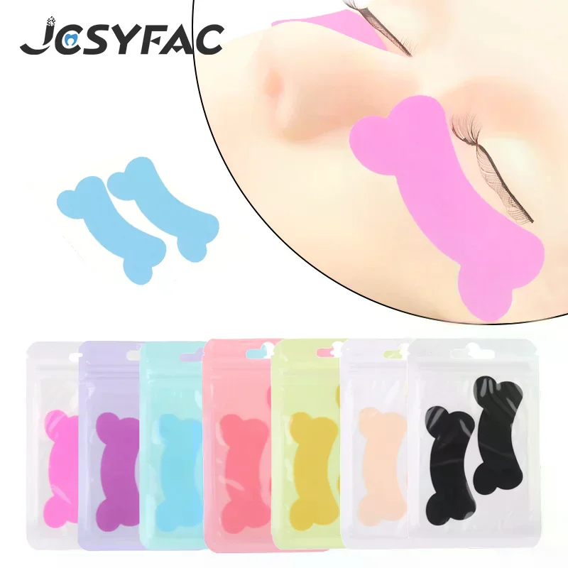1Pairs Reusable Under Eyelash Grafting Pads Silicone Stripe Lash Lift Eyelash Extension Eye Patches Under Eye Gel Patch Makeup