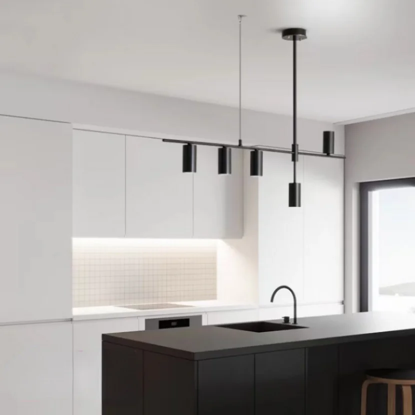 Imagem -04 - Design Moderno Led Pendant Light para Ilha Sala de Estudo Cozinha Lâmpada Pendurada Holofotes Iluminação de Decoração Lustres de Teto