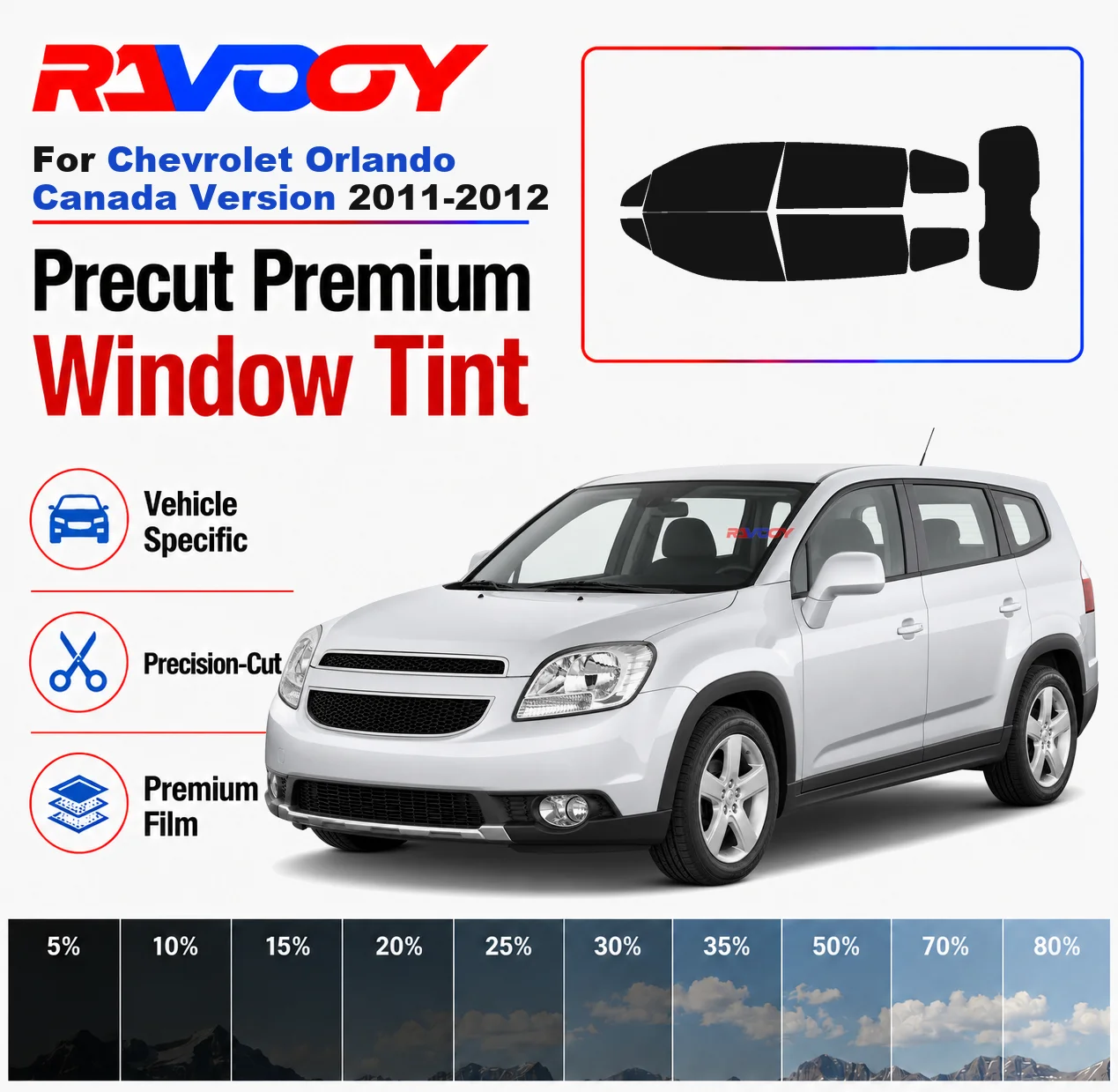 premium-precut-window-tint-kit-front-rear-windows-for-chevrolet-orlando-canada-version-2011-2012-complete-set-nano-ceramic-film