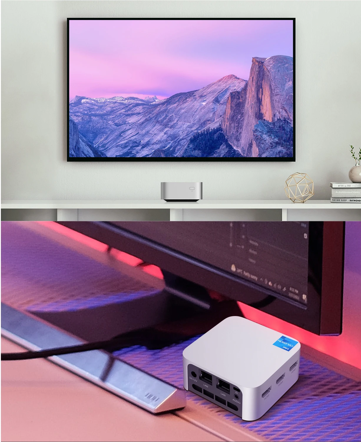T8 Plus Mini PC Intel 12Gen Alder Lake N100 N150 Windows 11 Wifi5