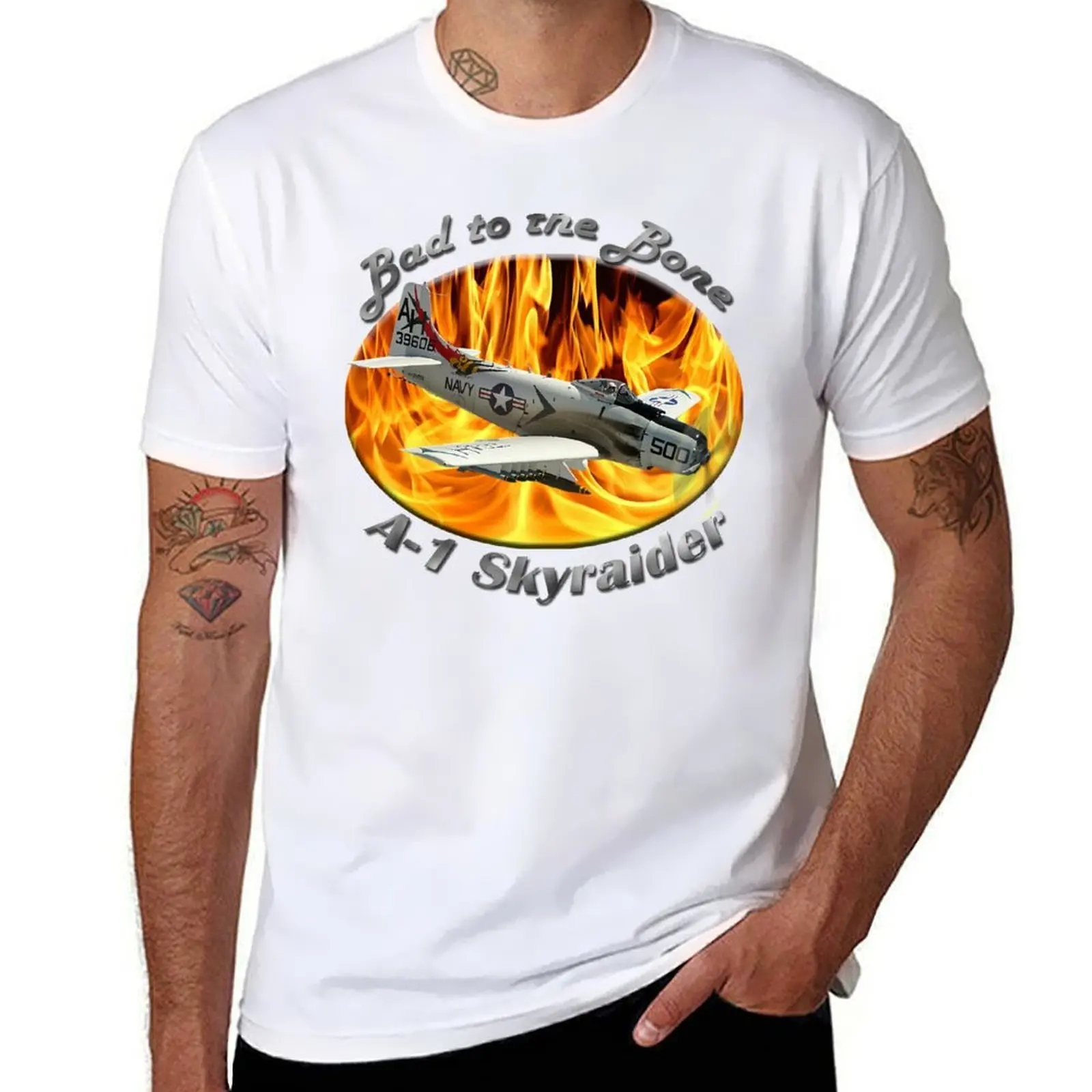 

To Bone A-1 The Bad Skyraider T-Shirt Cool Dry Performance T-Shirt