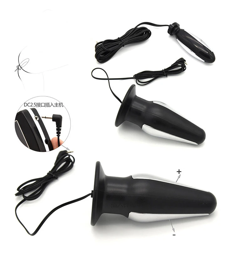 Electric Shocker Anal Butt Plug,Electrostimulate Host For Sex,Nipple Clip,Electro Shock Penis Cock Ring,Urethra Dilator,Bdsm Toy