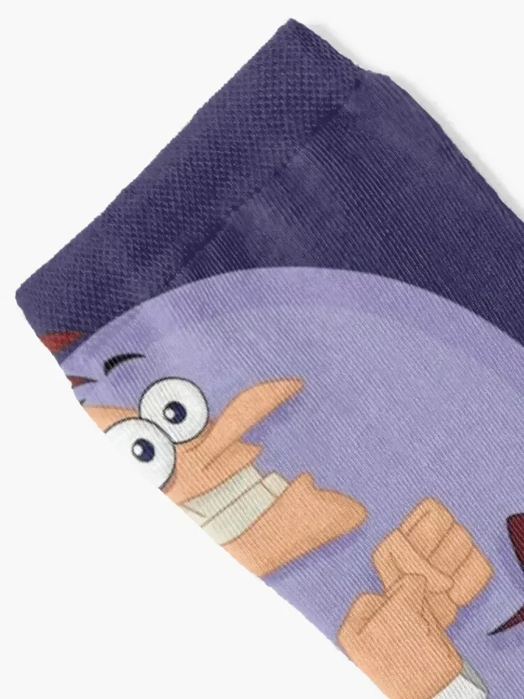 Doof and Perry Socks christmass gift snow bright garter Novelties Socks For Women Men's