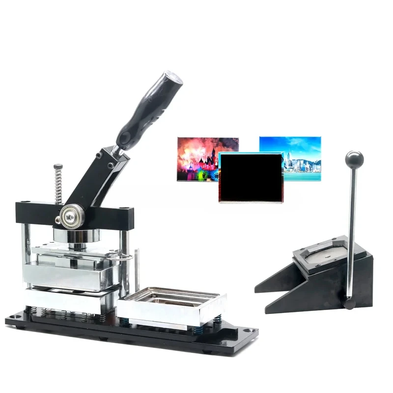 Rectangle 90*65Cm Shape Maker With 90*65Mm Paper Cutter And 500Pcs Fridge Magnet Component