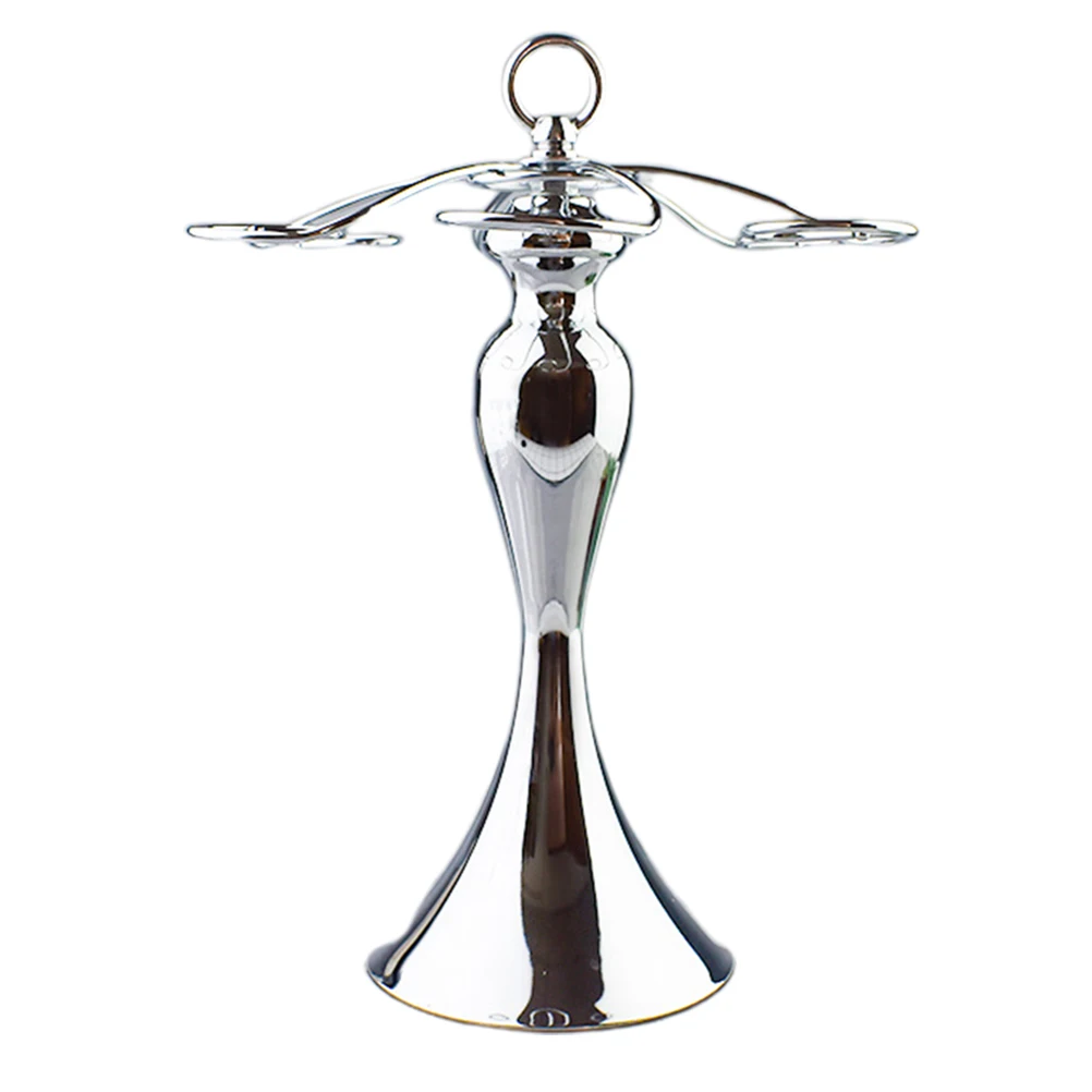 

Wrought Iron Glass Holder 6 Goblets G-type Design Space-saving Storage Rack Retro Display Stand Home Bar Kitchen