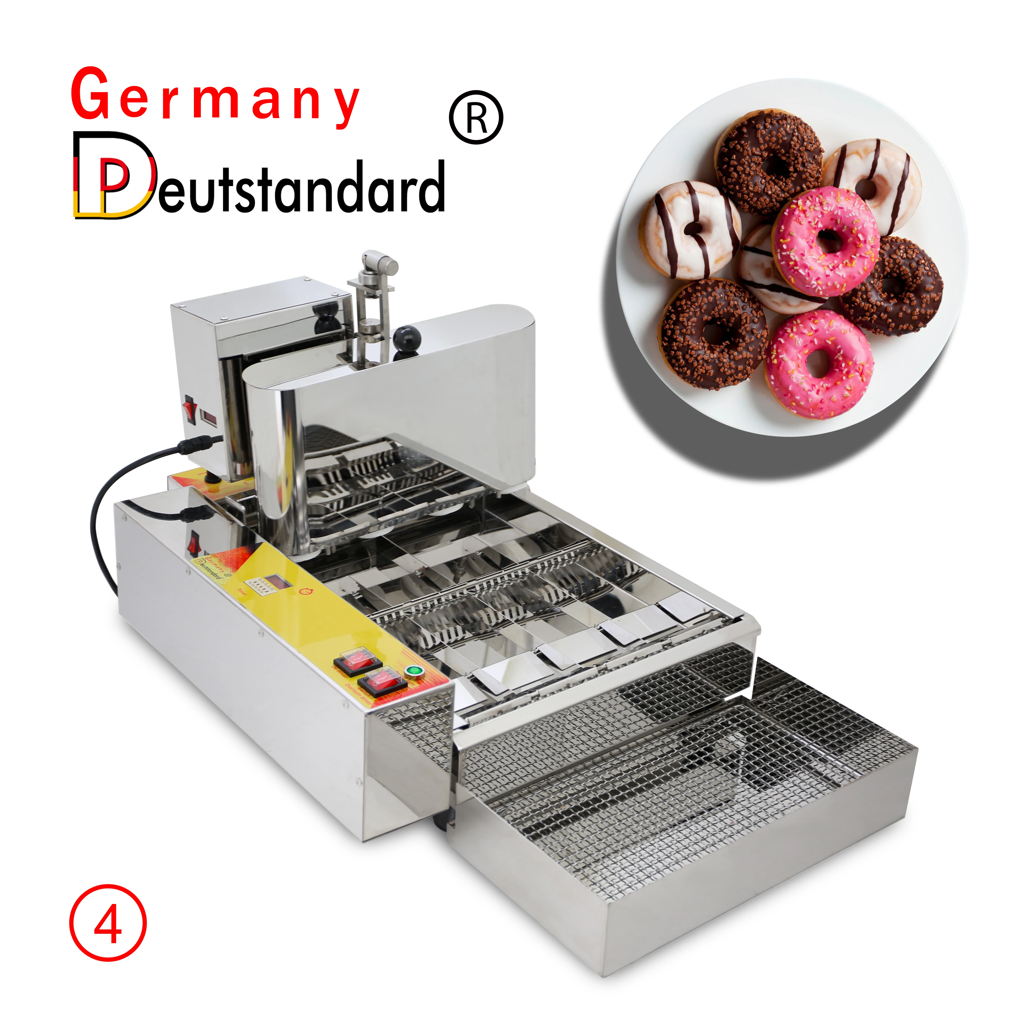 Industrial Donuts Machine Automatic Mini Donut Machine With 4 Rows