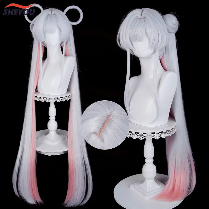 

Парик для косплея Cosmic Princess Kaguya Runami Yachiyo, термостойкий, из синтетических волос + шапочка для парика
