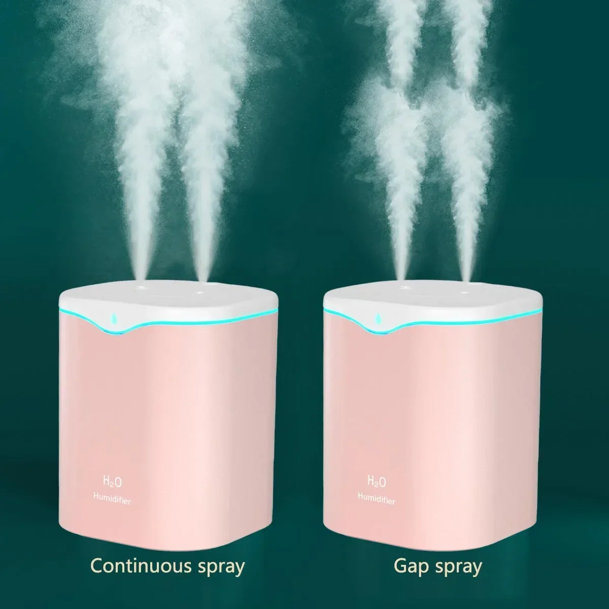 Air Humidifier 2L Tank Water Drop Humidifier Air Purifier Aroma Diffuser USB Air Diffuser Fogger Mist Essential Oil Diffuser