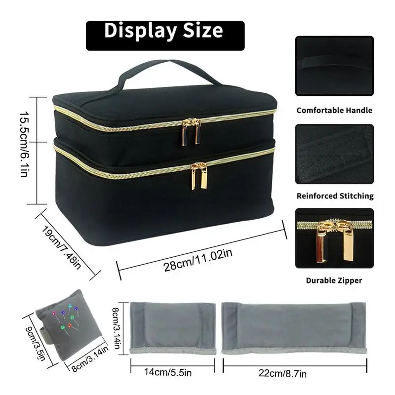 Sewing Storage Organizer Sewing Tools Organizer And Storage Sewing Accessories Storage Box For Thread Needles Pins Buttons Bag