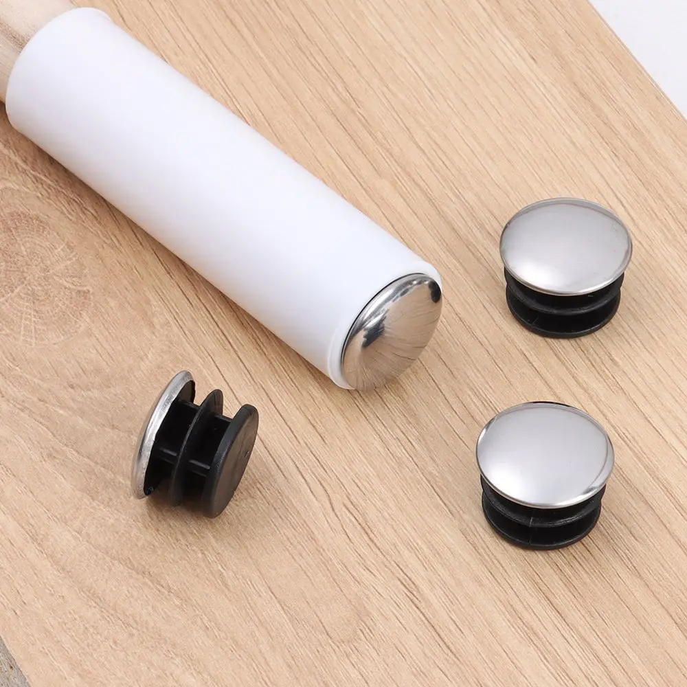 5/10Pcs Useful Pipe Inserts Plugs Non-slip Steel Pipe Blanking End Caps Furniture Leg Plug Tube Dust Cover