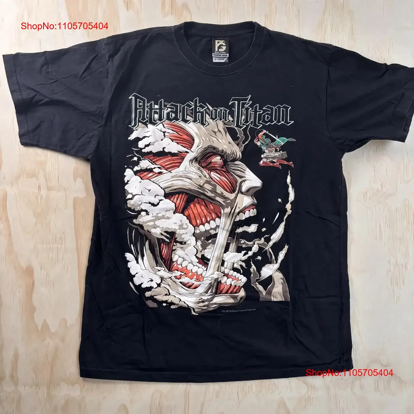 camiseta-attack-on-titan-masculina-xl-preta-colossal-anime-manga-longa-ou-curta-vintage-lavada-macia-estampada-streetwear-elastica