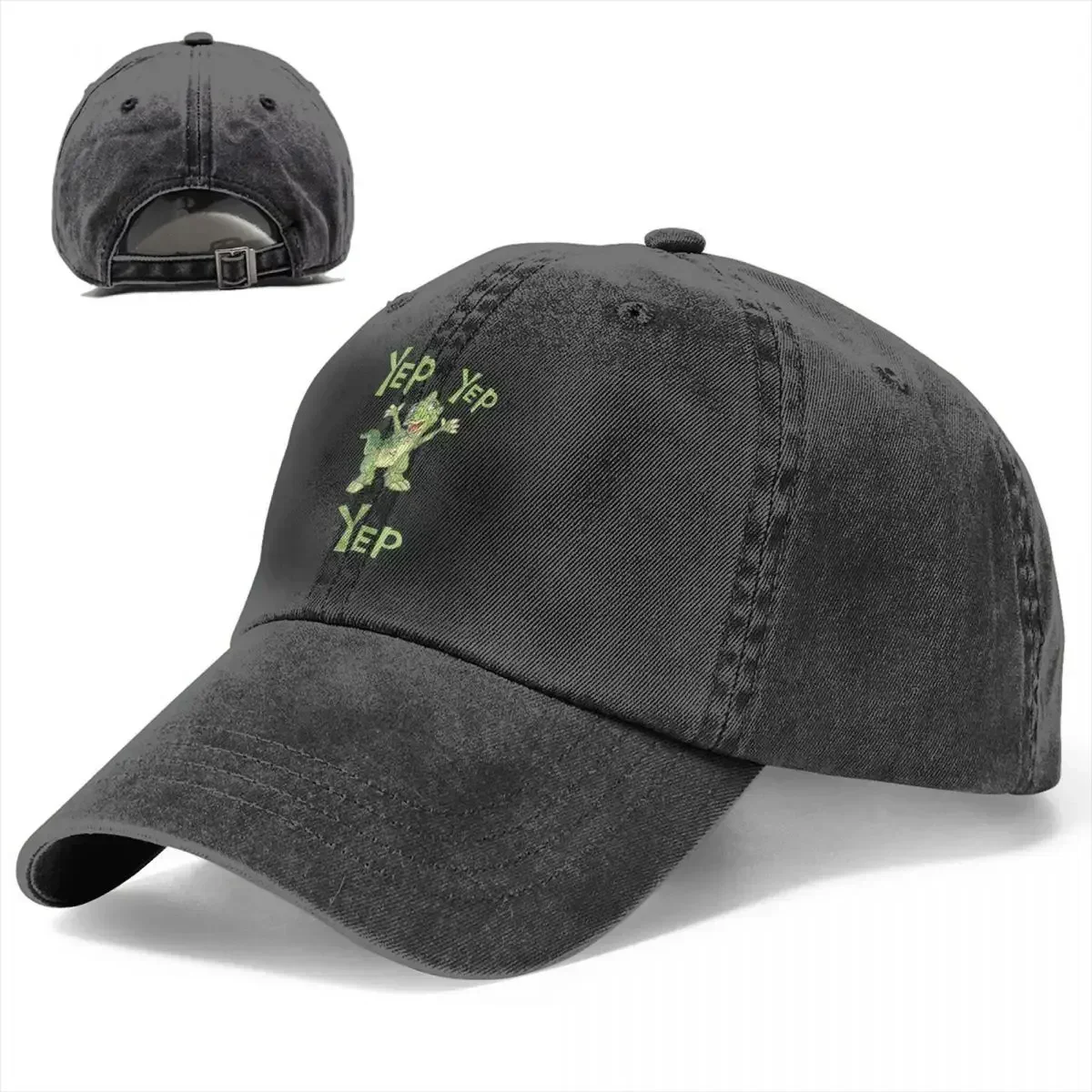 Vintage Yep Yep Yep The Land Before Time Baseball Cap For Men Women Distressed Cotton Snapback Cap Outdoor Workouts Caps Hat