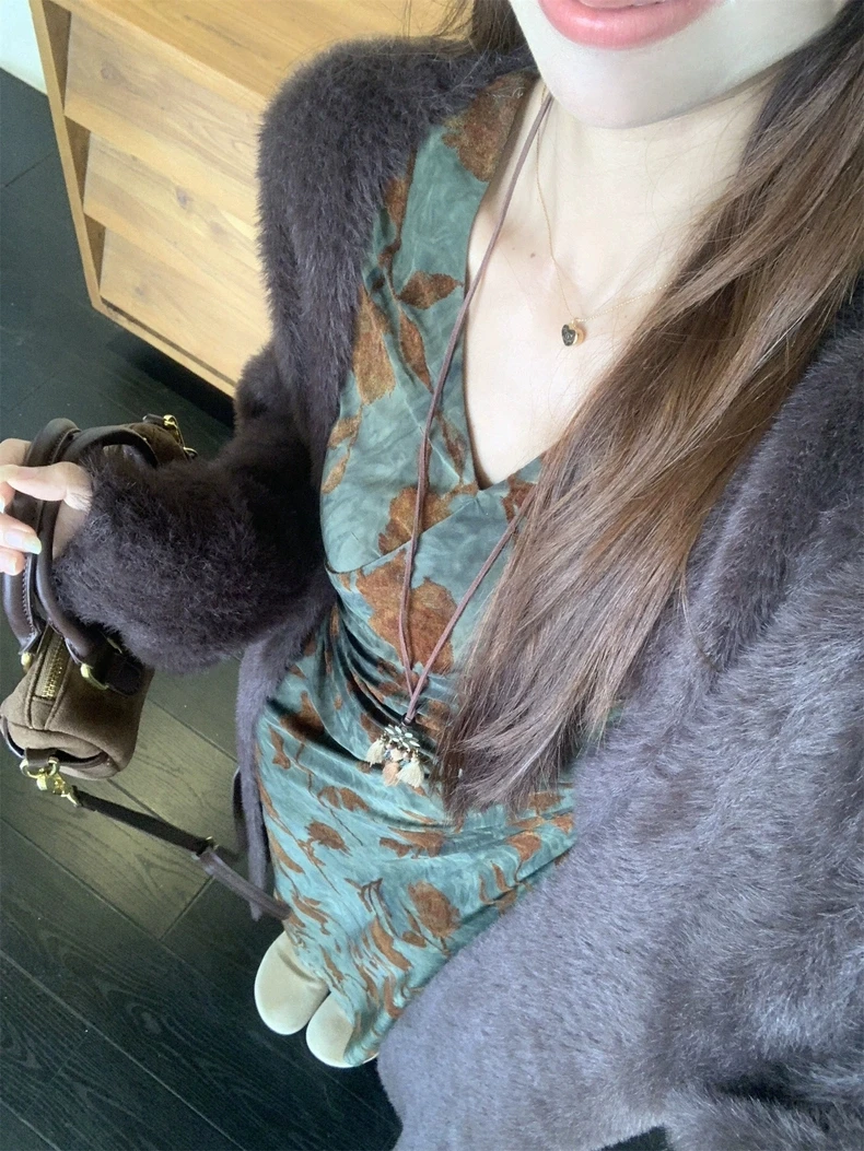 فساتين نسائية أو عيد الميلاد بدون أكمام مخططة مخططة شريط عمودي حواف هندسية قطرية شبكة فنية حديثة وفريدة من نوعها أنيقة #1