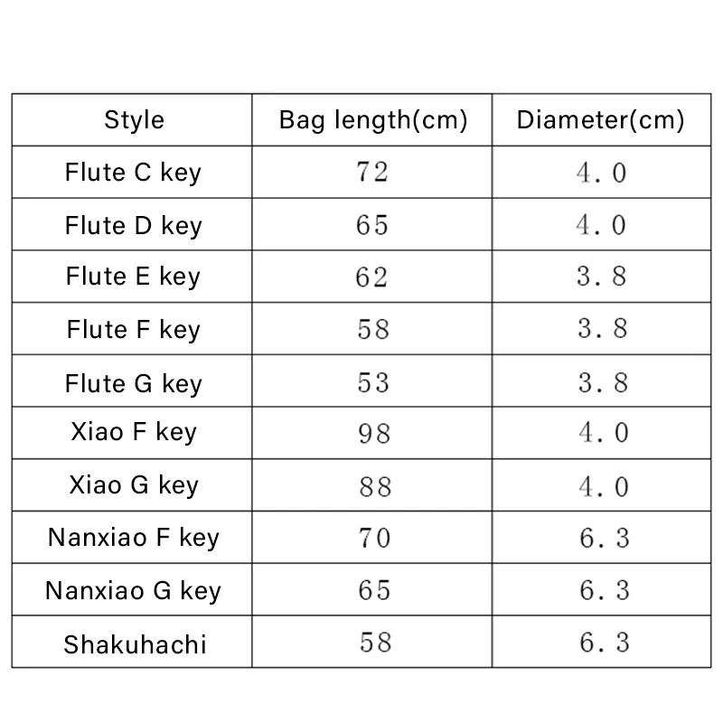 Sac de flûte tissé solide pour documents et grillades, stockage de flûte, poudre, style folklorique, récipient pour instruments de musique