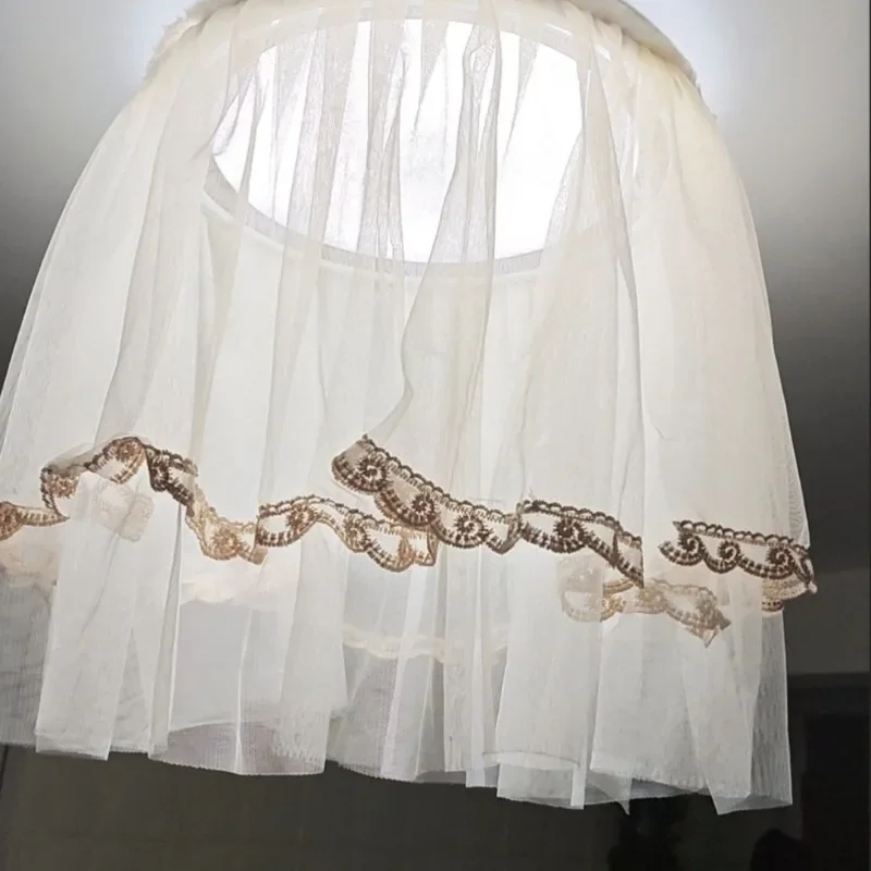 Lamp Shade Curtain Decoration for Newborn Baby,Anti-Glare Dimmable Soft Light Lampshade,Eye Protection Light Blocking Cover 1pc