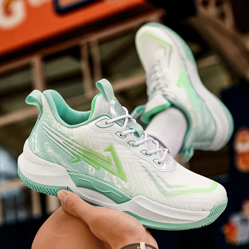 أحذية كرة السلة المهنية الرجال يمكن ارتداؤها أحذية رياضية عالية الجودة التدريب للجنسين أحذية كرة السلة الميدانية خففت حذاء رياضة