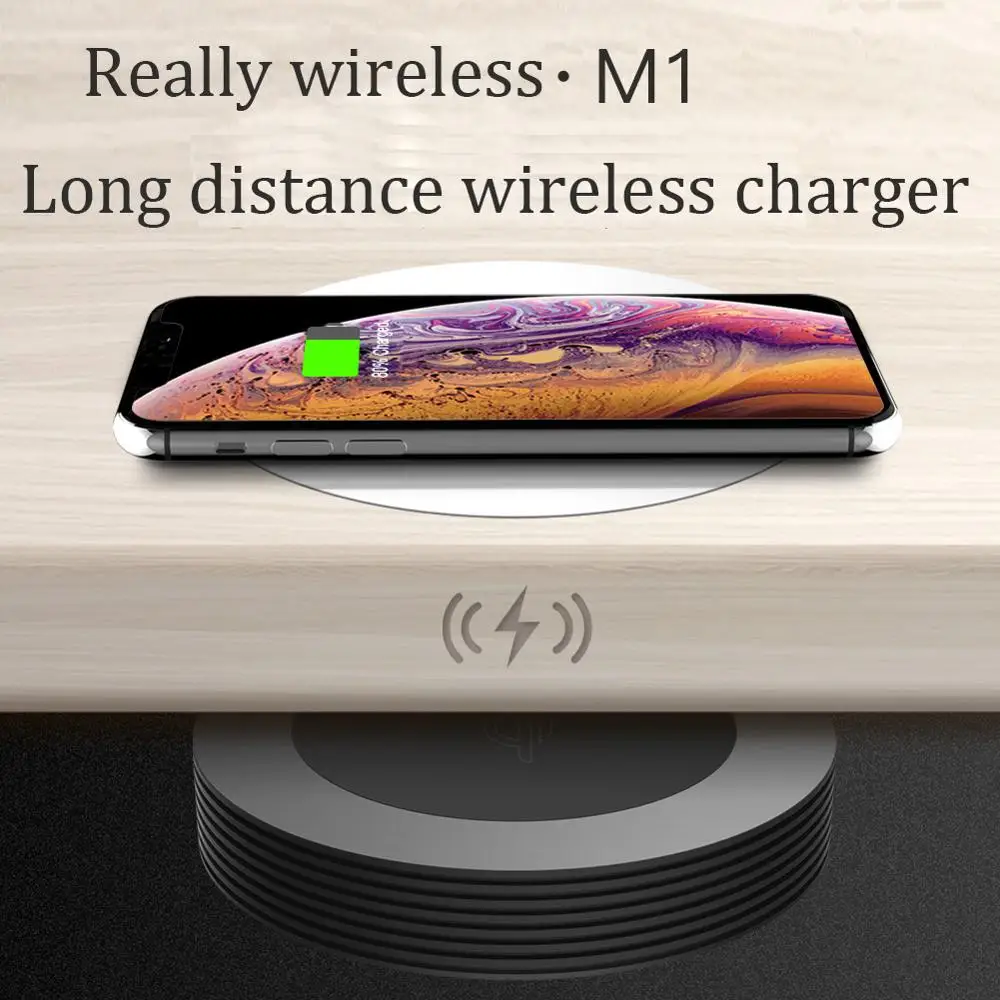 10W Qi Wireless Charger For Ios X/XS Max XR 8 Plus Mirror  Charging Pad For Android S9 S10+ Note 9 8