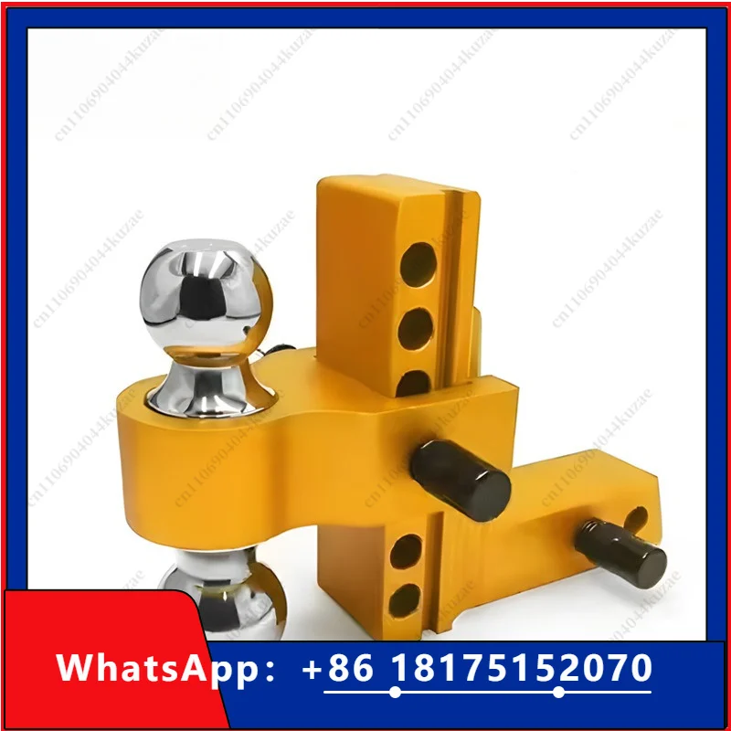 7-Hole Adjustable Trailer Arm, Quick Connect Tow Bar for Car & RV, Heavy Duty Modification Accessory