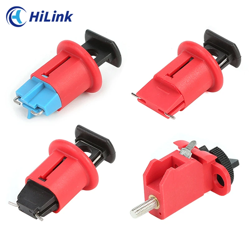 For MCB Circuit Breaker,Electrical Insulation Standard Miniature Mini LOTO Circuit Breaker Lockout Kit Device