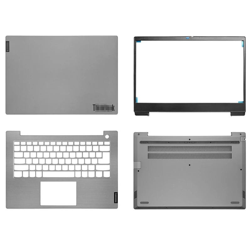 NEW For Lenovo ThinkBook 14 14-IIL 14-IWL 14-IML LCD Back Cover/Front Bezel/Palmrest/Bottom Case Laptop Housing Cover Gray