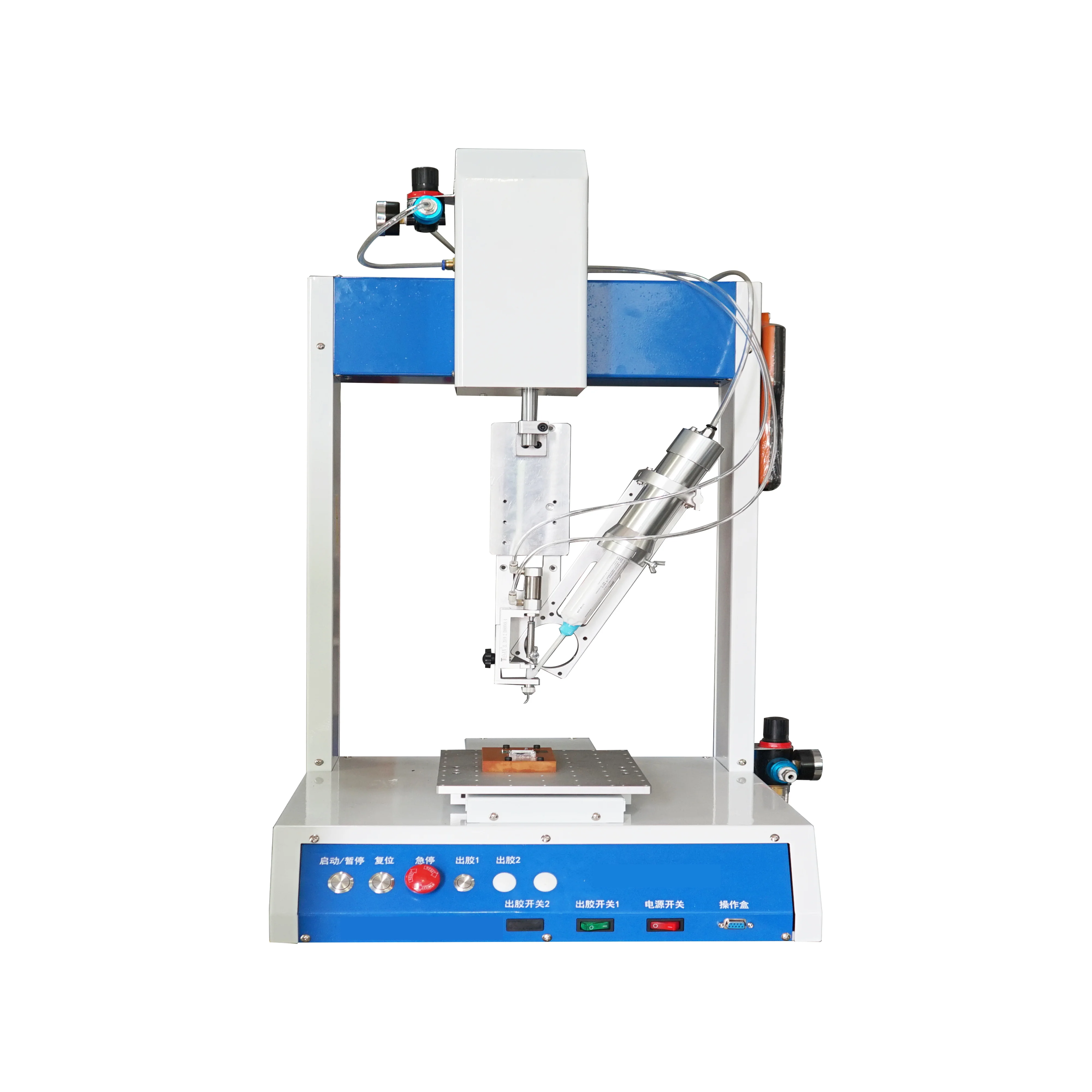 Glue Dispenser Automatic Machine Four Axes  Glue Dispensing Machine With R Rotary Axis automatic glue dispenser machine