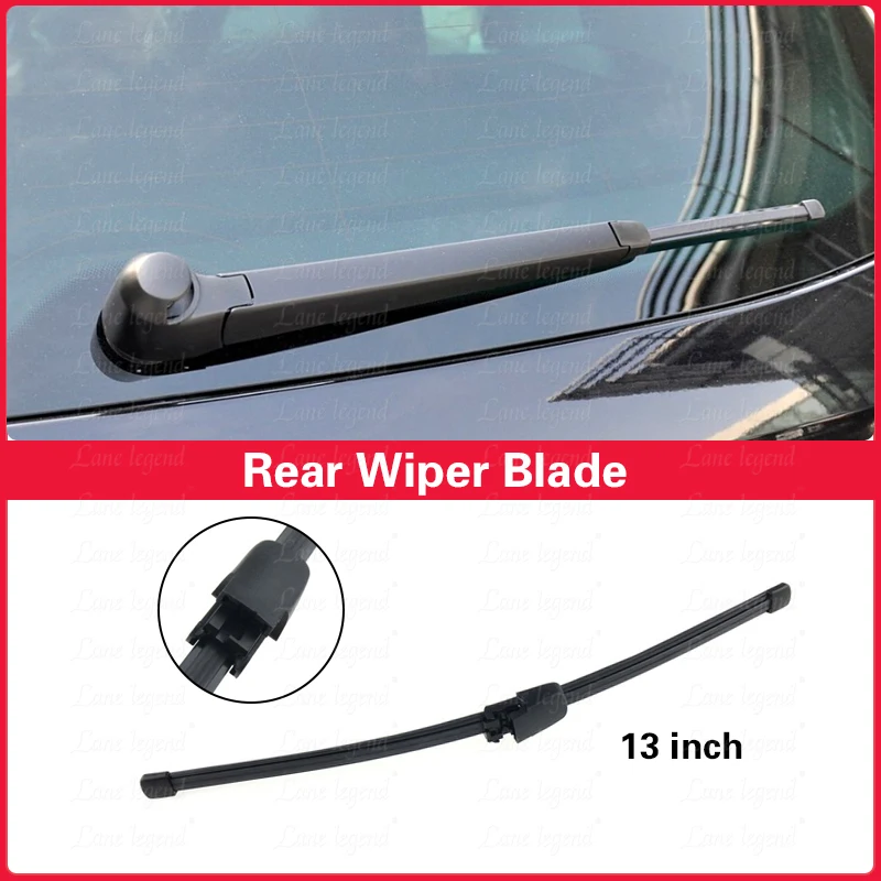 3PCS For VW Tiguan MK1 2007-2017 24"+21"+13" Front Rear Wiper Blades Windshield Windscreen Window Cutter Accessories 2007 2008