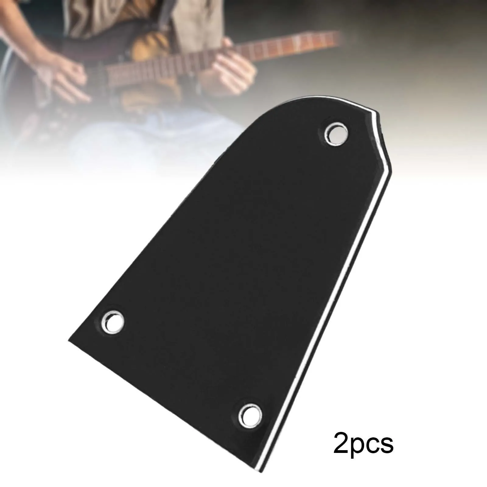 1Pcs Plastic Guitar Rod Cover with 3 Holes Screws Replacement for Electric Guitar Accessories DIY Music Instrument Parts