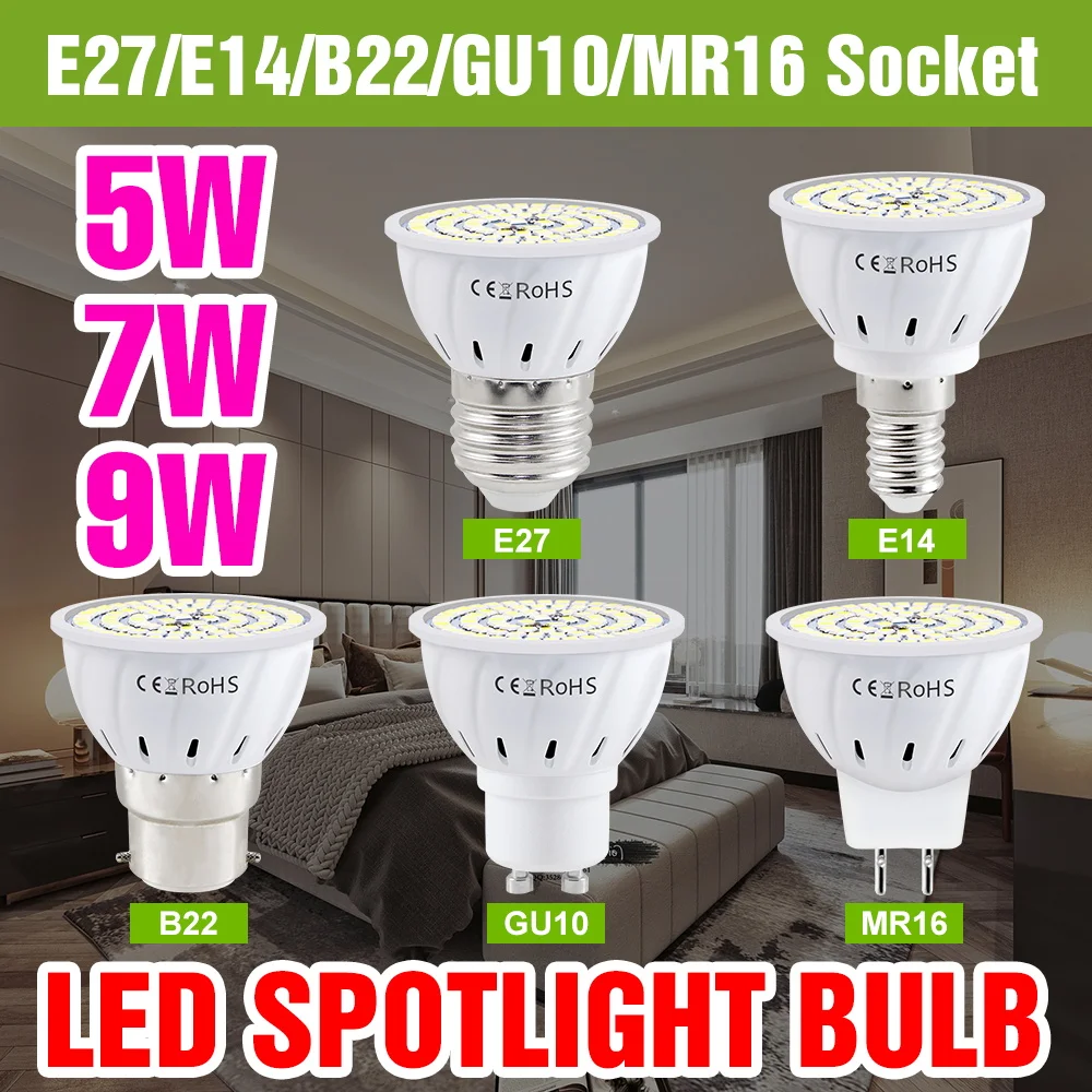 9W Led Light Bulb 2…