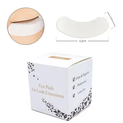 100Pairs Micro Foam opaska na oko Lint Free bezbolesne łatki łatwe do usunięcia pod Lash Patch makijaż naklejki przedłużanie rzęs dostaw