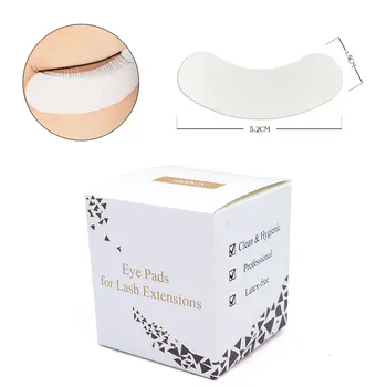 100Pairs Micro Foam Eye Pad Lint Free Painless Patches Easy Remove Under Lash Patch…