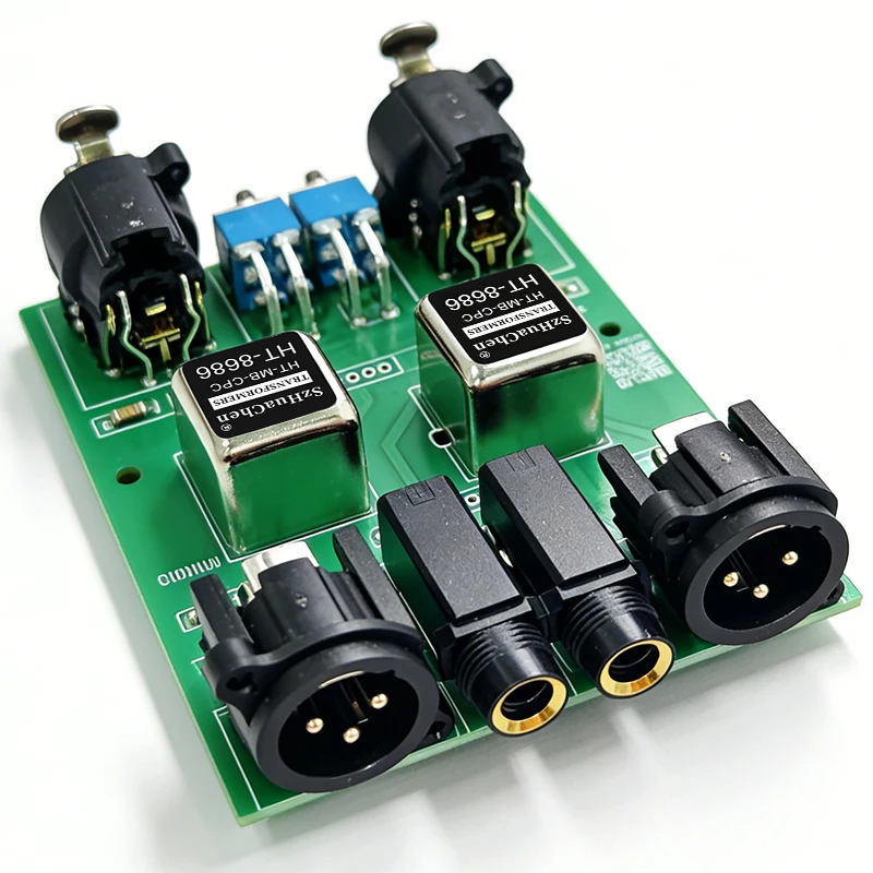 Dual Channel Audio Isolator XLR RCA Passive Balanced Signal Isolator w/ PAD & Ground Lift for Noise Elimination view 5