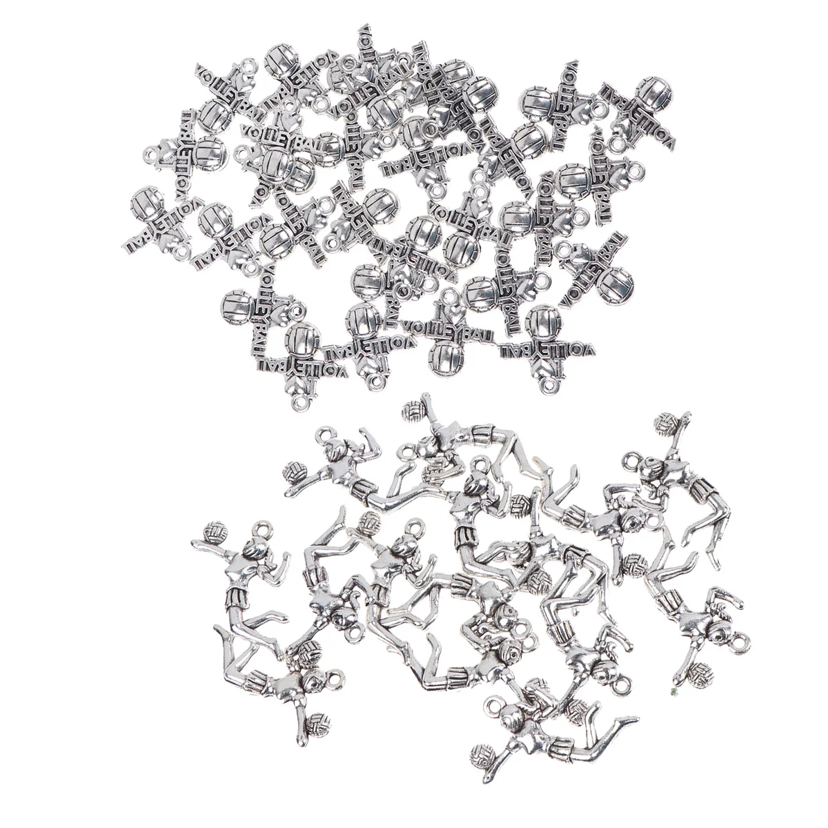 

45Pcs Alloy Necklace Charms Pendant Durable Decoration for DIY Jewelry Christmas Birthday Thanksgiving Gifts Alloy DIY Pendant