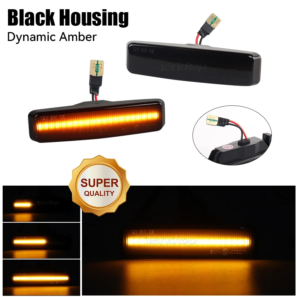 Led Dynamic Turn Signal Light Side Marker Fender Sequential Lamp Blinker Indicator For BMW 5 Series E39 1995-2003 M5