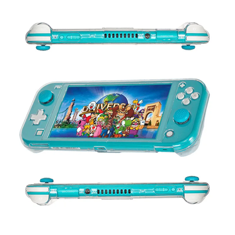 NS Transparent Case Hard Protective Cover Anti-Scratch Crystal Shell Compatible Nintendo Switch Lite Game Console Accessories