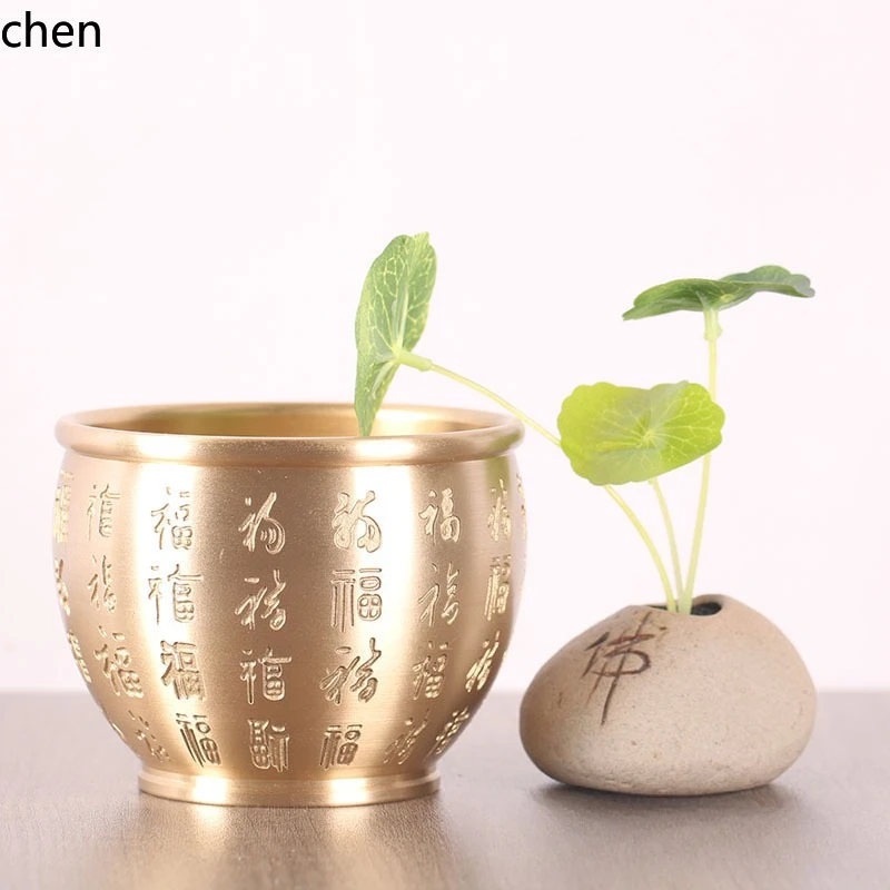 YFY Brass Matte Baifu Cylinder Brass Baifu Lucky Cylinder