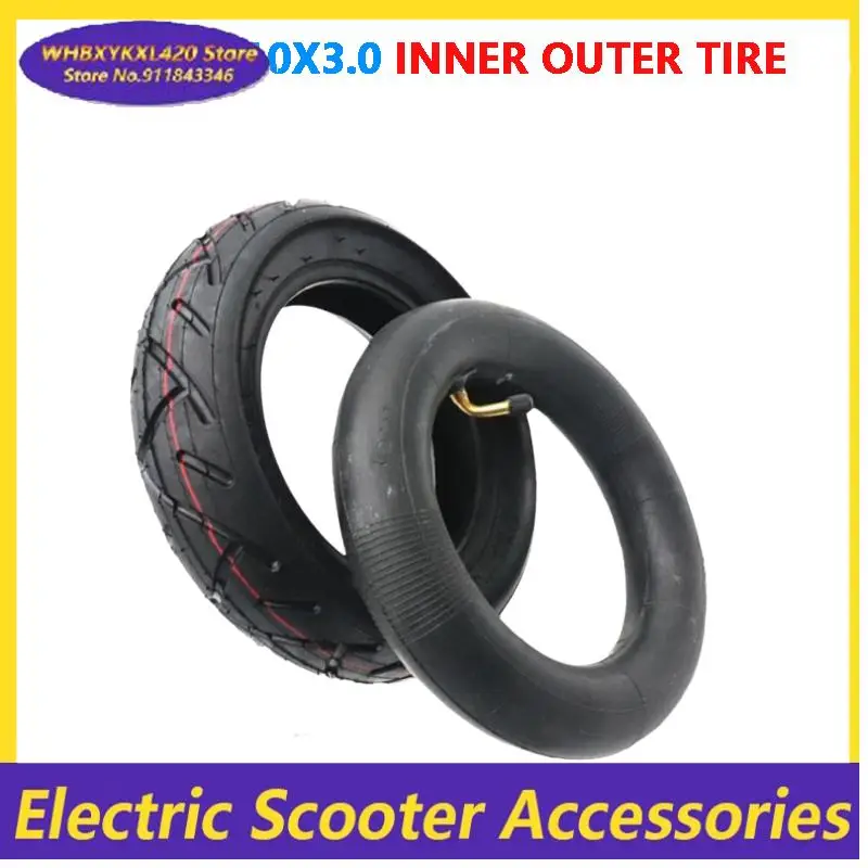 

HOTA 10 Inch 10x3.0 inner tube outer tire for Electric Scooter Folding Bike Thicken Wear-resistant Tires Parts