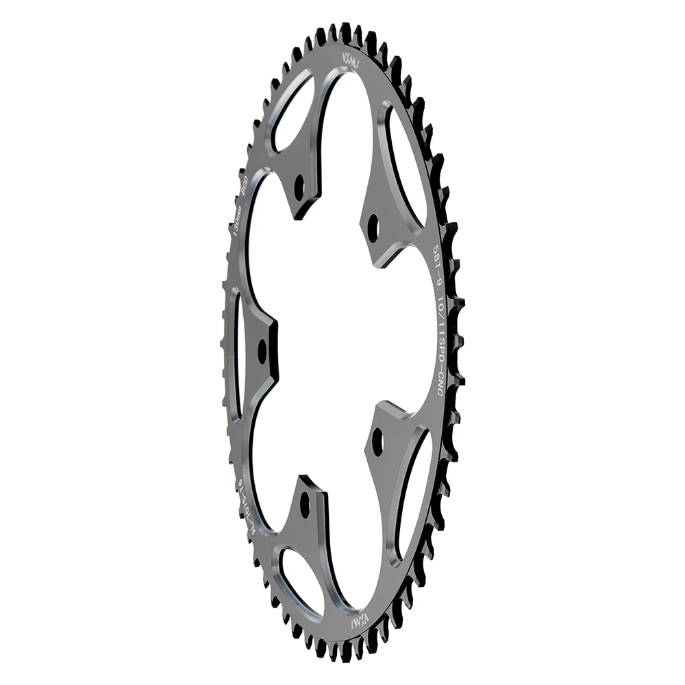 Rennrad schmales breites Kettenrad 130BCD rund 38T 40T 42T 44T 46T 48T 50T 52T 54 56T 58T 60 für Shimano 5700 130 Kettenblätter – Detail 10