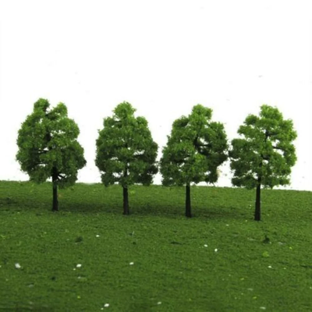 20*Model Tree Micro Landscape Decor Train Layout Accessories DIY 3.5cm Building Model Outdoor Yard Garden Decor