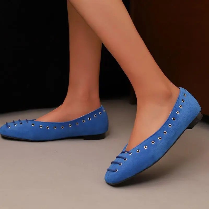 asileto-2025-nuove-donne-di-design-appartamenti-punta-quadrata-flock-pelle-scamosciata-slip-on-decorazione-in-metallo-plus-size-46-47-48-morbide-scarpe-femminili-quotidiane