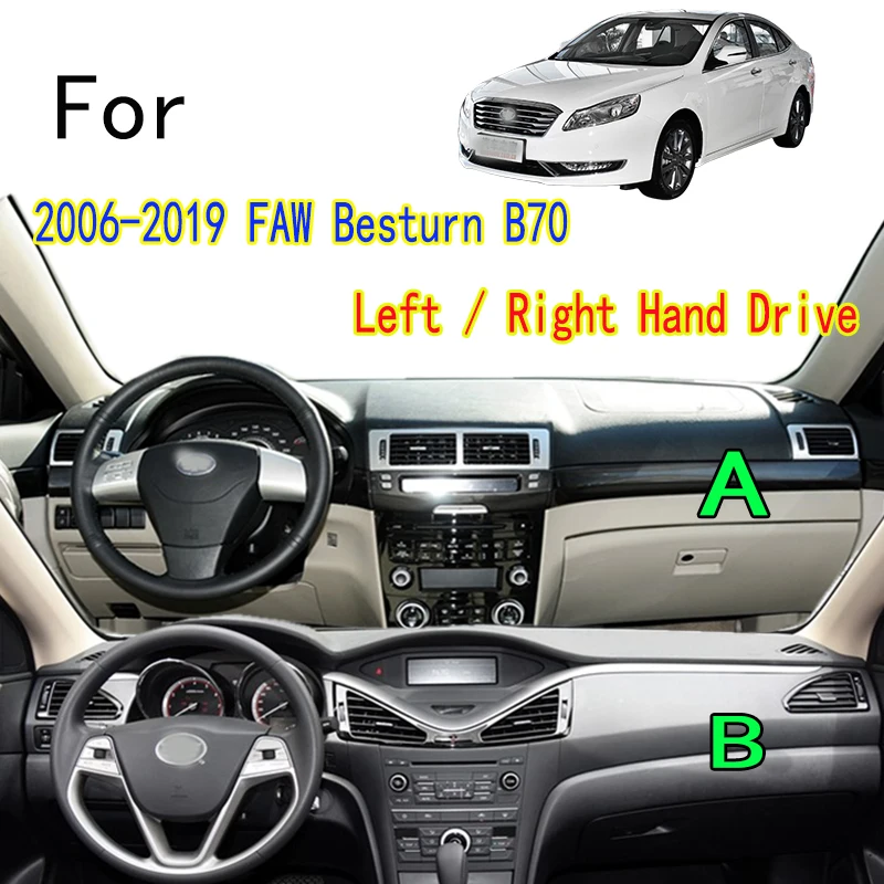 

For 2006-2019 FAW Besturn B70 Dashmat Dash Mat Dashboard Cover Instrument Panel Insulation Sunscreen Protective Pad