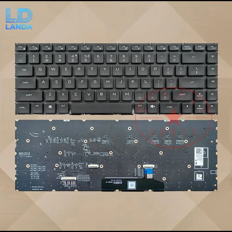 Laptop Replacement Keyboard for M15 Ryzen Edition R5 R6 R7 P109F P124F High Responsiveness Durable Ergonomic Design Easy Install