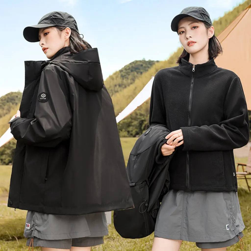 

Women's Cotton-Padded Jacket Winter New Style Windproof Water-Resistant Outdoor Mountaineering Windbreaker Coat