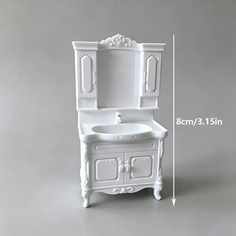 1Pcs 1/12 Dollhouse Miniature Bathroom Handwashing Platform Lifelike Craftsmanship Perfect for Storytelling